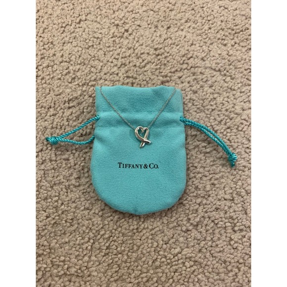 Tiffany & Co. Jewelry - USED Tiffany & Co Sterling Silver SMALL Paloma Picasso Loving Heart Necklace